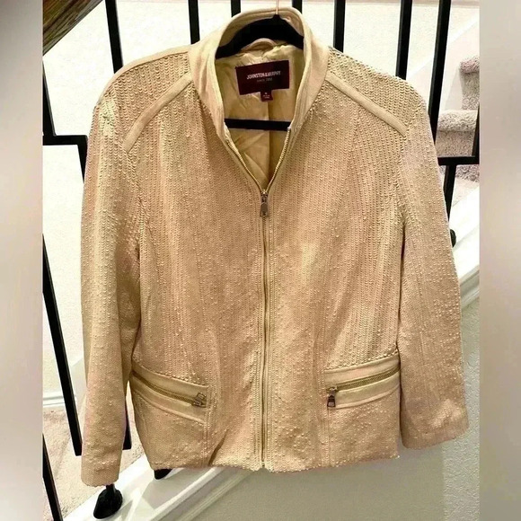 Johnston and Murphy Tan Polyester & Spandex Jacket - Picture 1 of 6